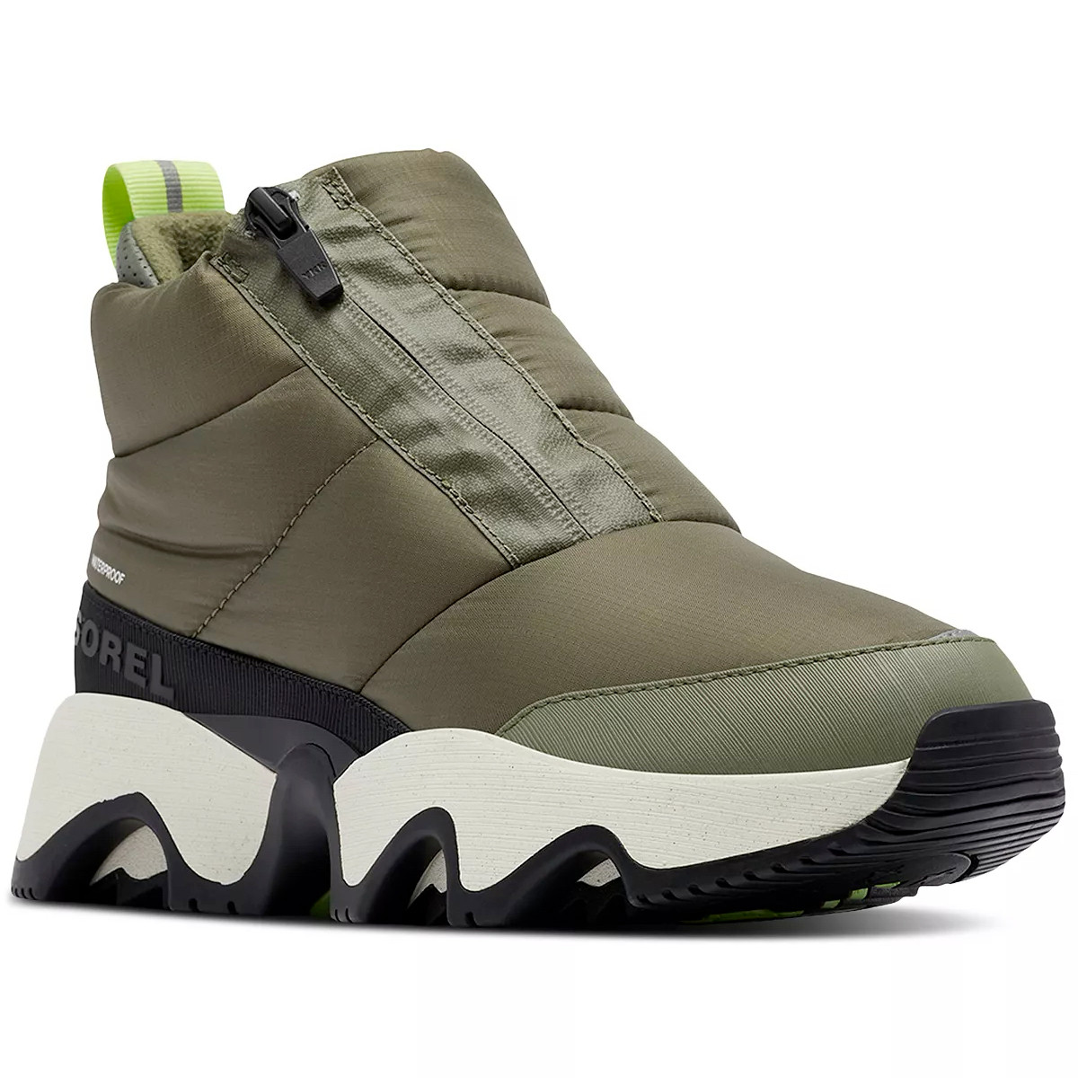 NIB SOREL‎ MEN\'S WATERPROOF KINETIC SNEAKER HIKING WINTER BOOTS GREEN GRAY 10.5 Sorel Kinetic Impact NXT Mid Waterproof Boot – SB-NY main image 3