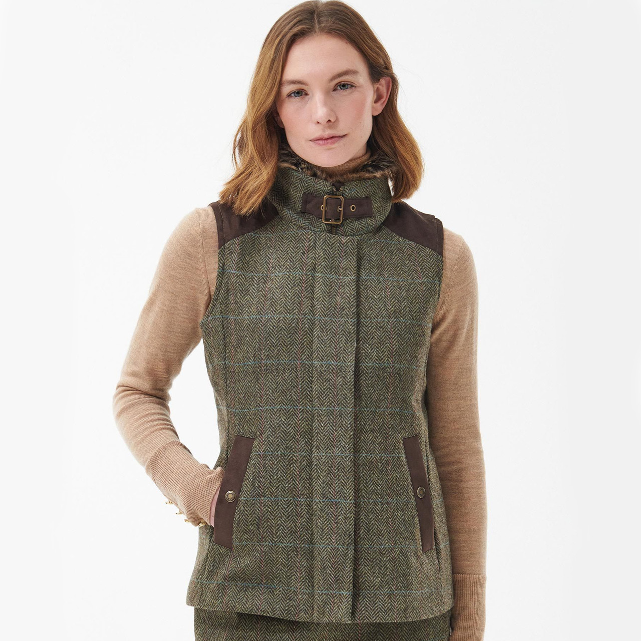 Barbour wool gilet best sale