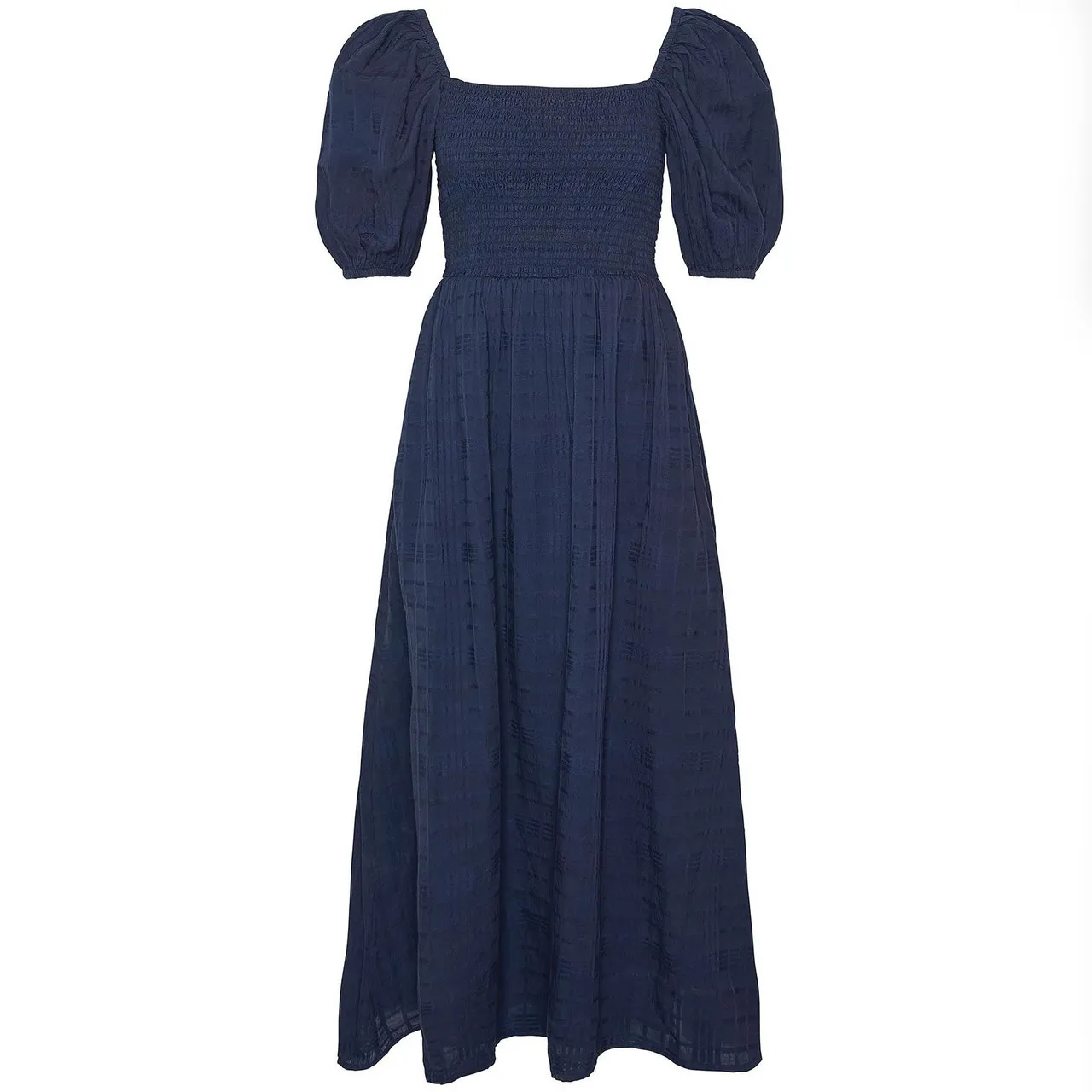knee length dresses for ladies Macy Midi Dress XL / Blue main image 1