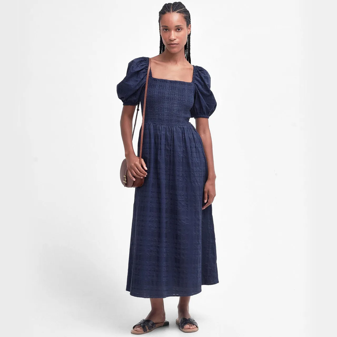 Macy Midi Dress Navy - Barbour
